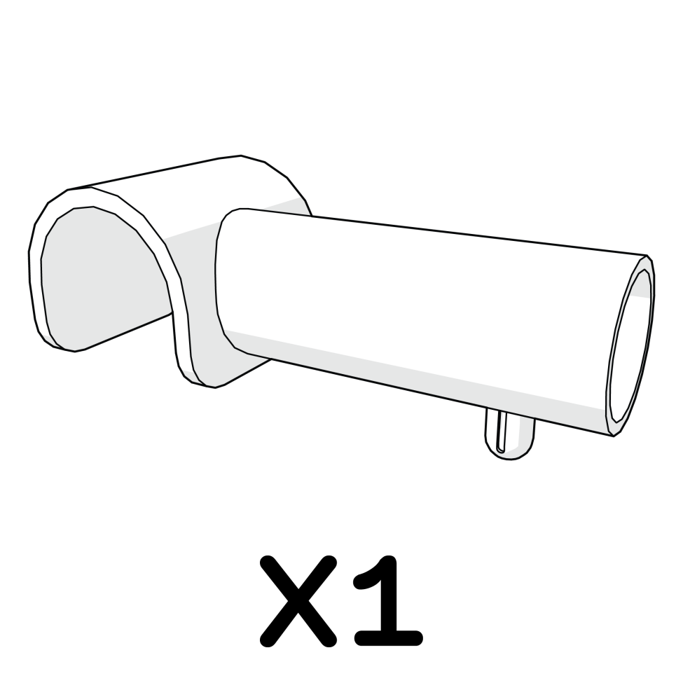 Run Roof Brace Hook Single Clip Assy 810.0511 x1