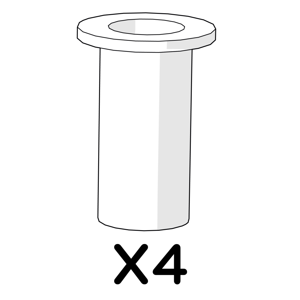 Wheel Arm Collar Bearing 114.1162 x4