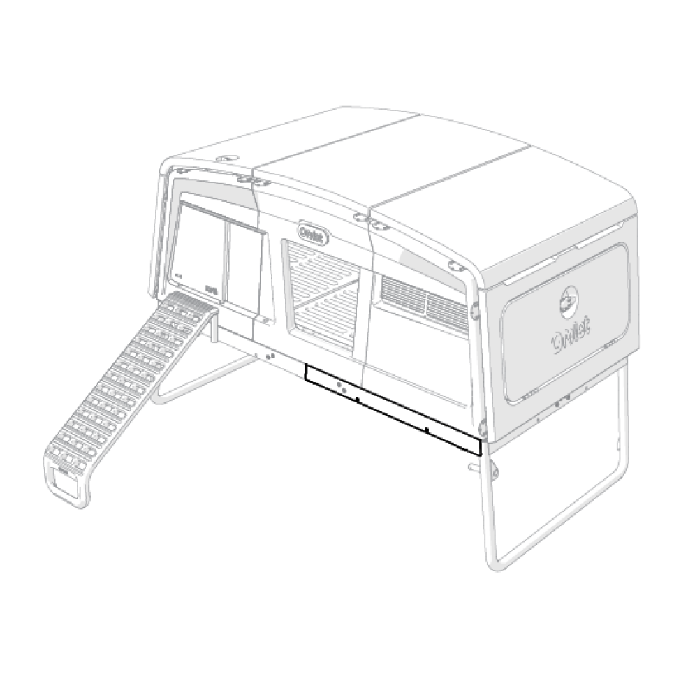 Eglu Pro Frame Front Brace Left (114.1079)
