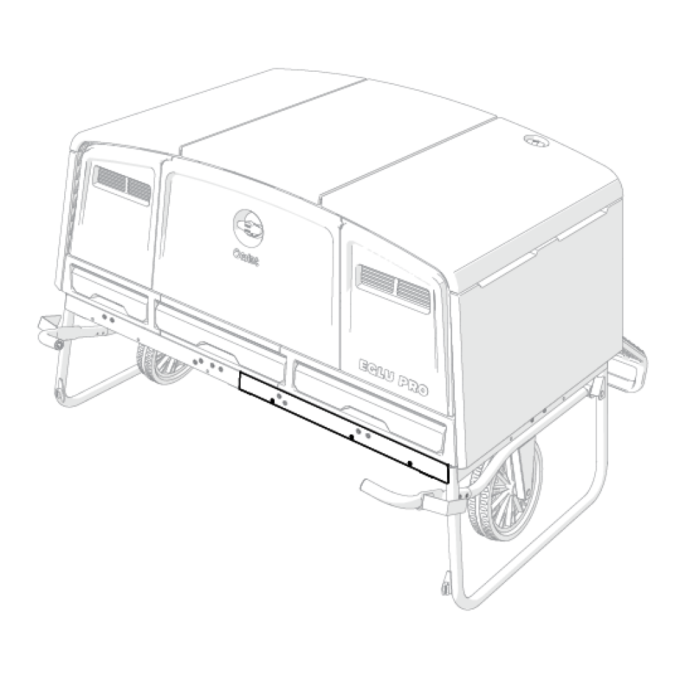 Eglu Pro Frame Rear Brace Right (114.1082)