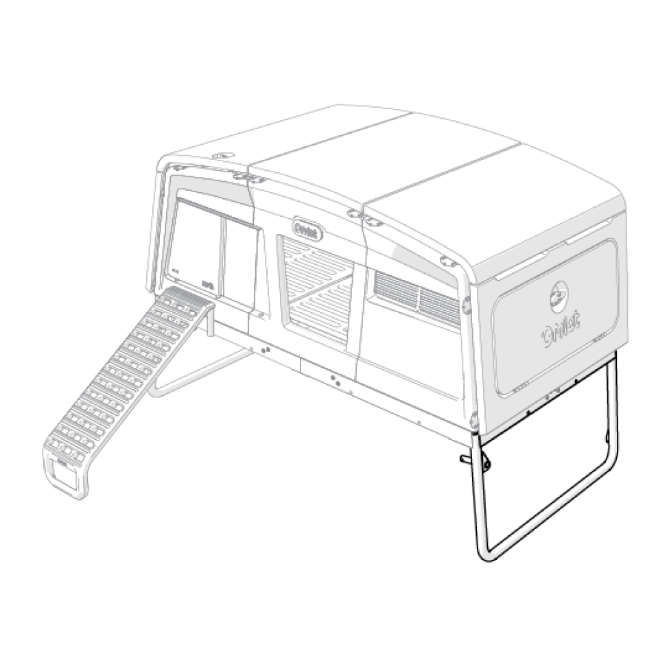 Eglu Pro Frame Side Left Assembly (114.0026)