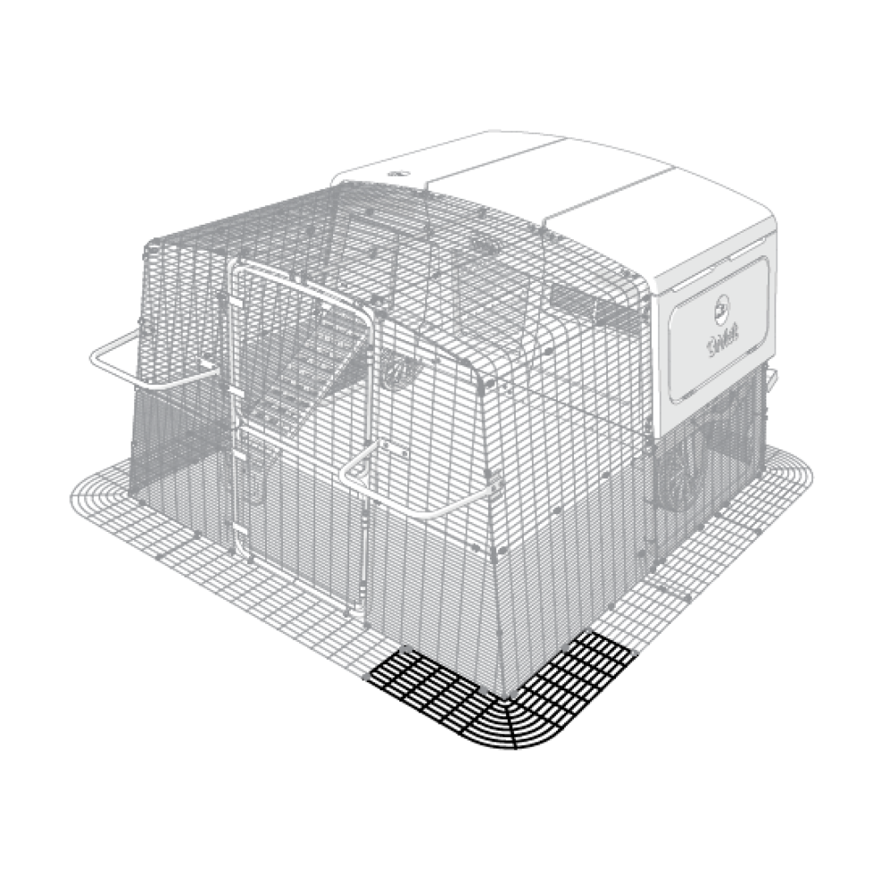 Eglu Pro Run Panel Skirt Corner (114.1217)