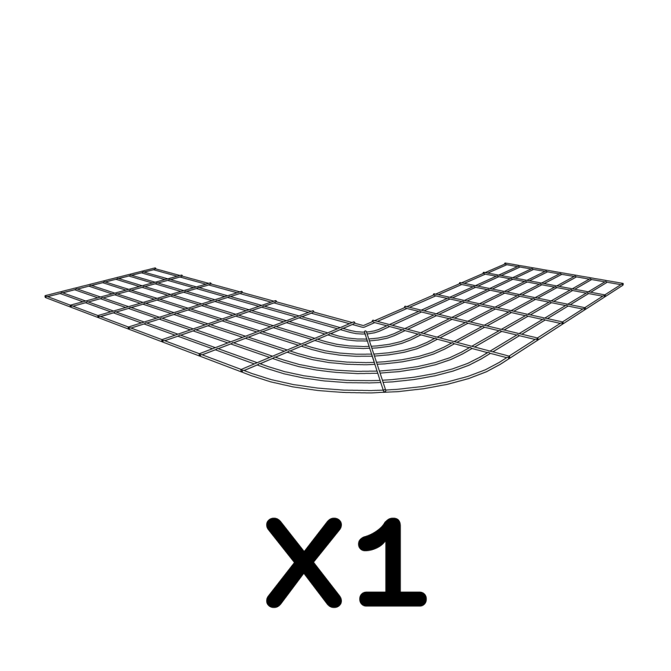 Eglu pro run panel skirt corner