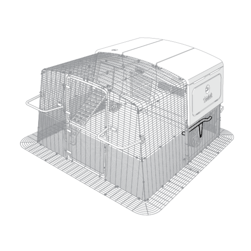 Eglu pro wheel arm assembly left (114.0047)