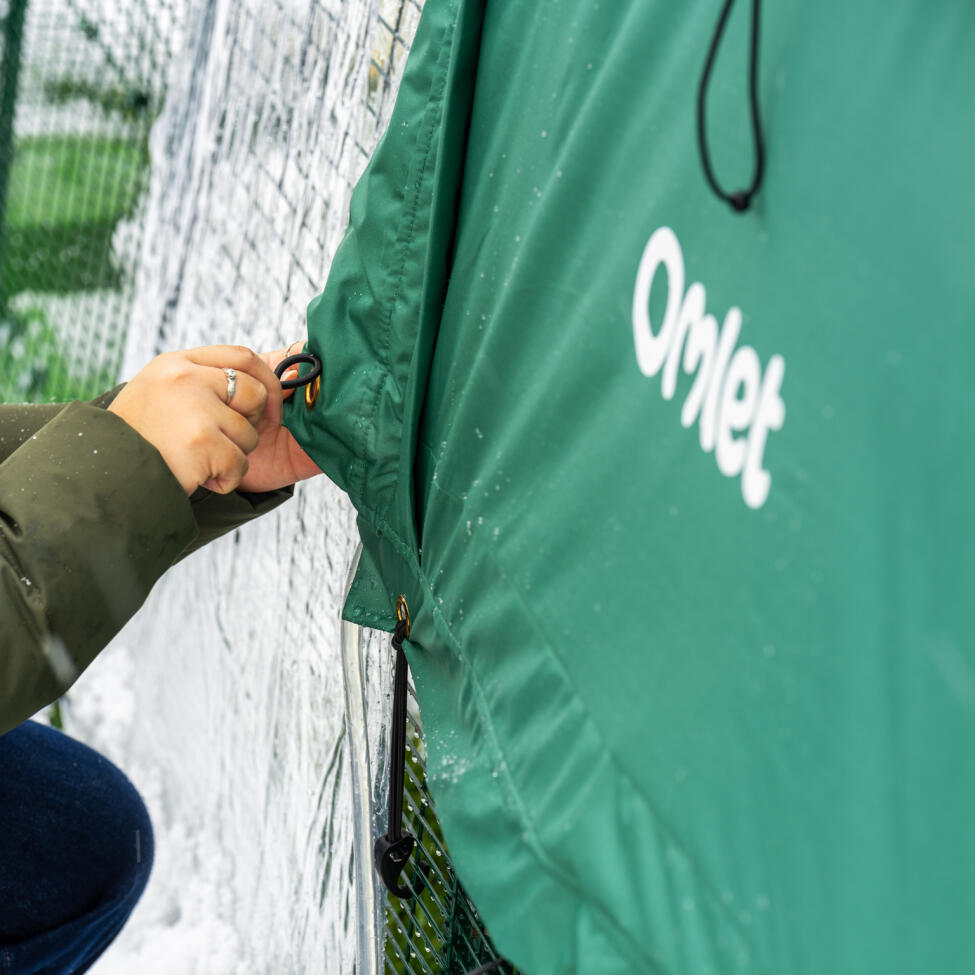 Veste pour températures extrêmes pour Eglu pro et bâche transparente pour le poulailler