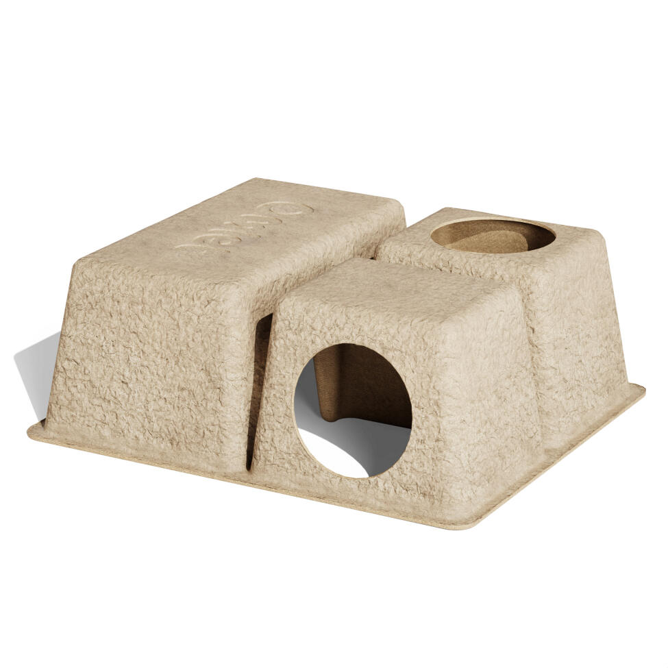 Hamsterkamer composteerbare schuilplaats