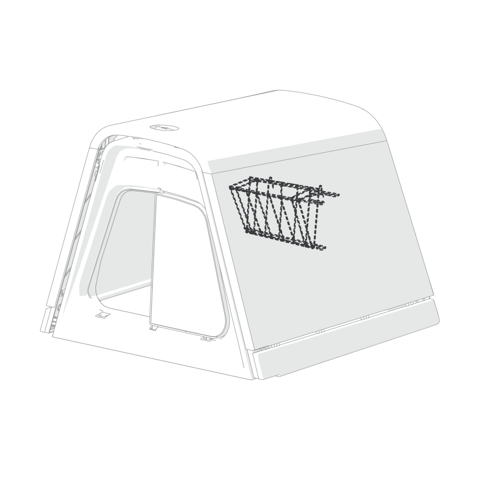 Heuraufe wasserflaschenhalter für Eglu Go hutch