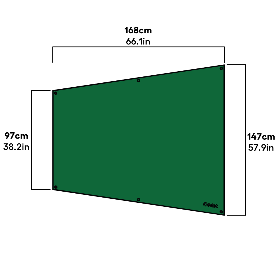 Heavy duty cover for Eglu Go - full length dimensions (810.0096)