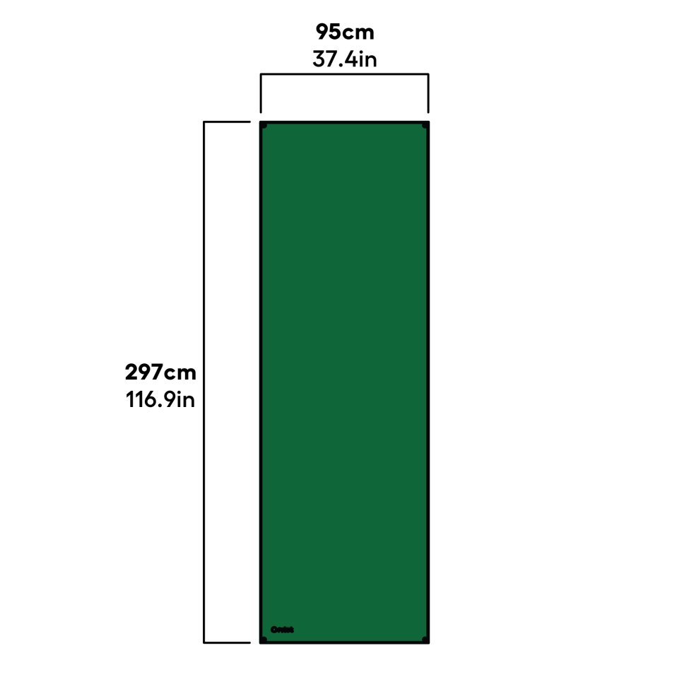 Pakket kraftigt dæksel med tagrendekant til wir & Eglu pro - 3,0 x 0,95 m mål (810.0147)