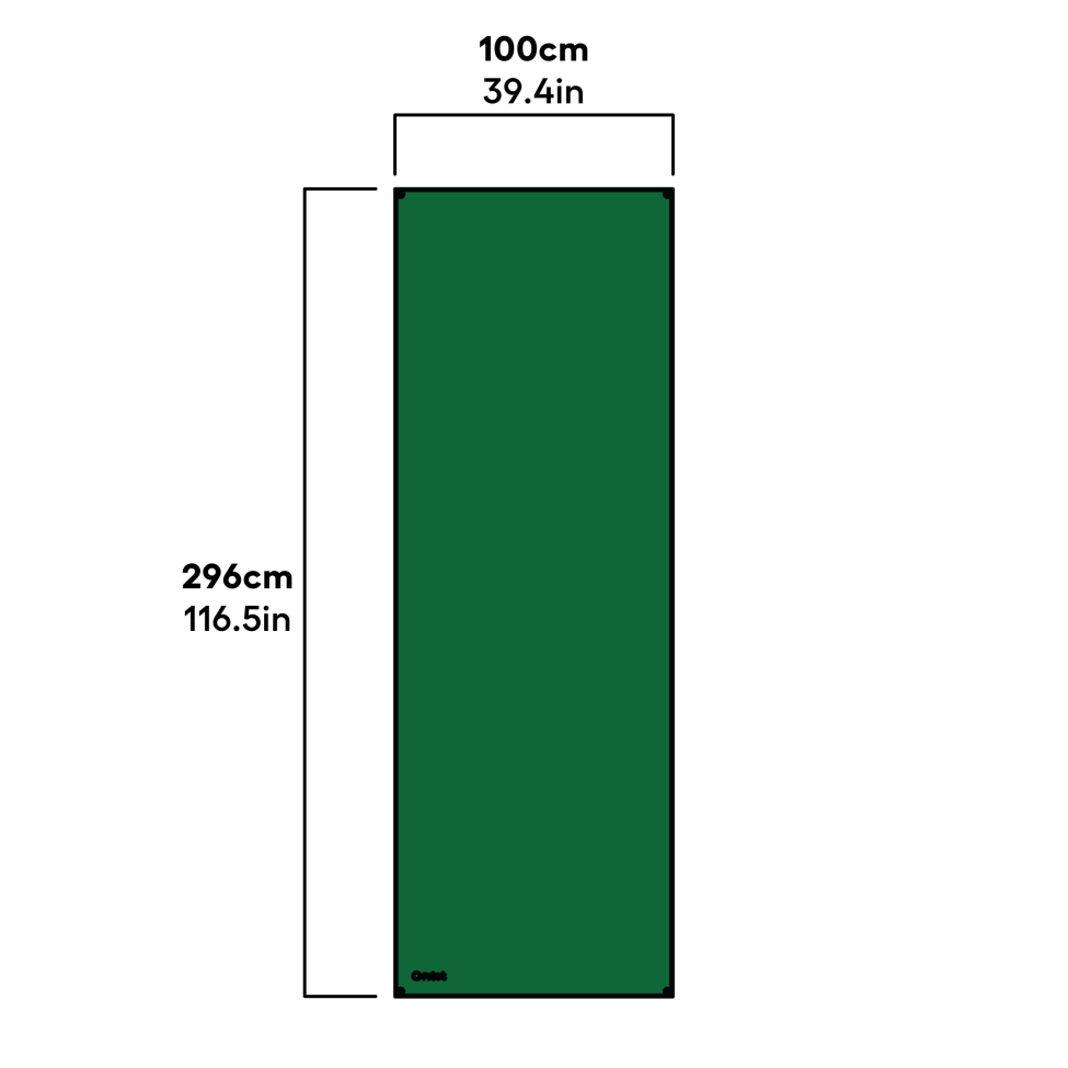 Hochbelastbare verlängerungsabdeckung mit rinnenkante für Eglu pro - 2/3 run abmessungen (810.0523)