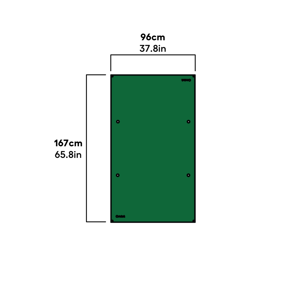 Kraftigt körskydd för Eglu Go up - 2/3 körmått (810.0397)