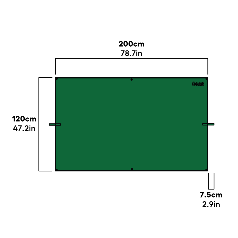 Kraftig vindskyddssats för kycklingstängsel mått (810.0106)