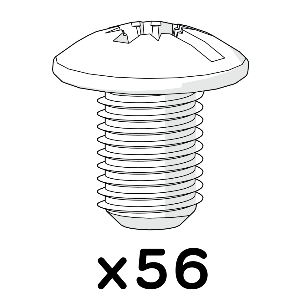 Machine Screw Combo Truss Head M6 X 10mm (800.0240)