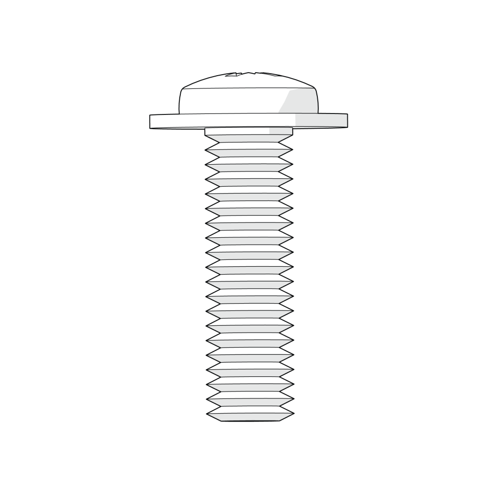 Machine Screw M6 x 20mm