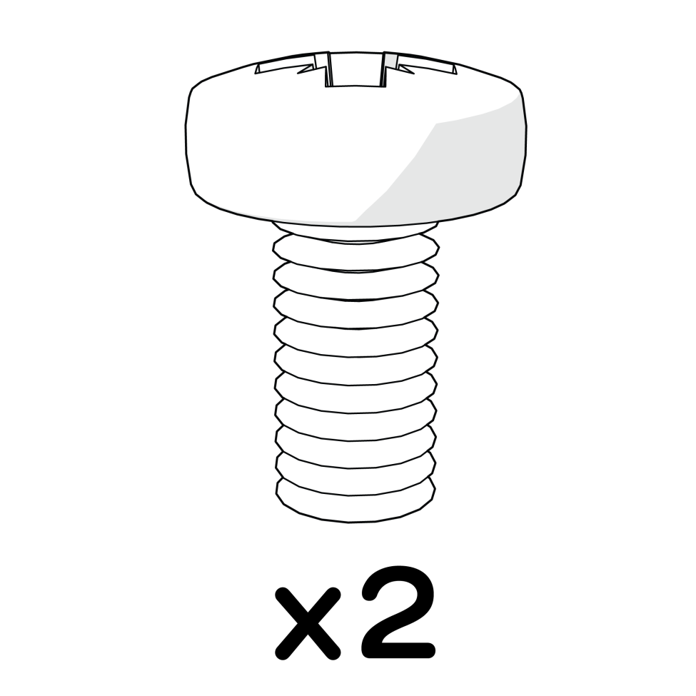 Maskinskruv pozi pan m4 x 8mm (800.0439)