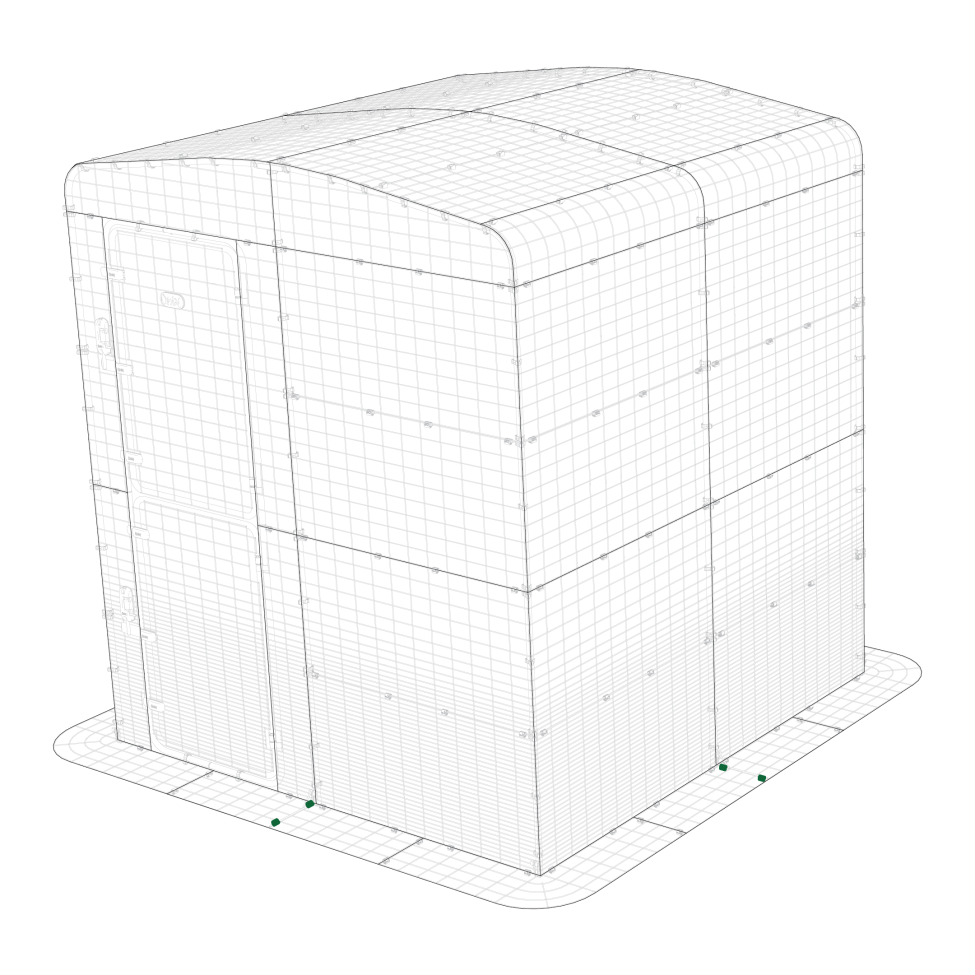 Mighty clip a on double height walk in run usa
