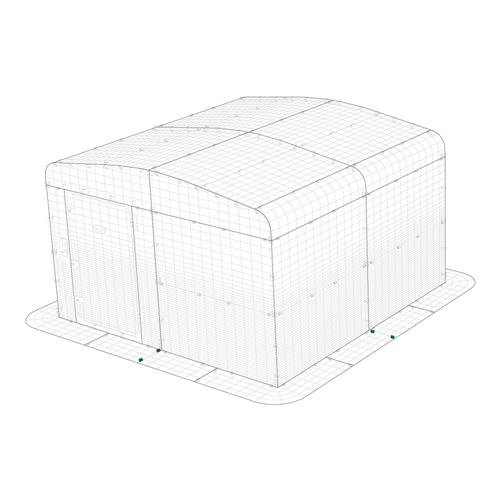 Mighty clip a on single height walk in run usa