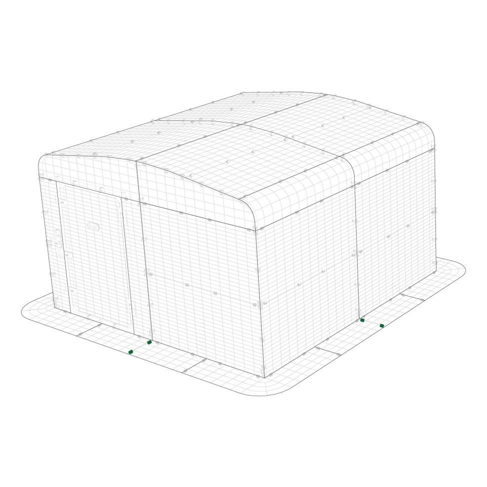 Mighty clip a on single height walk in run