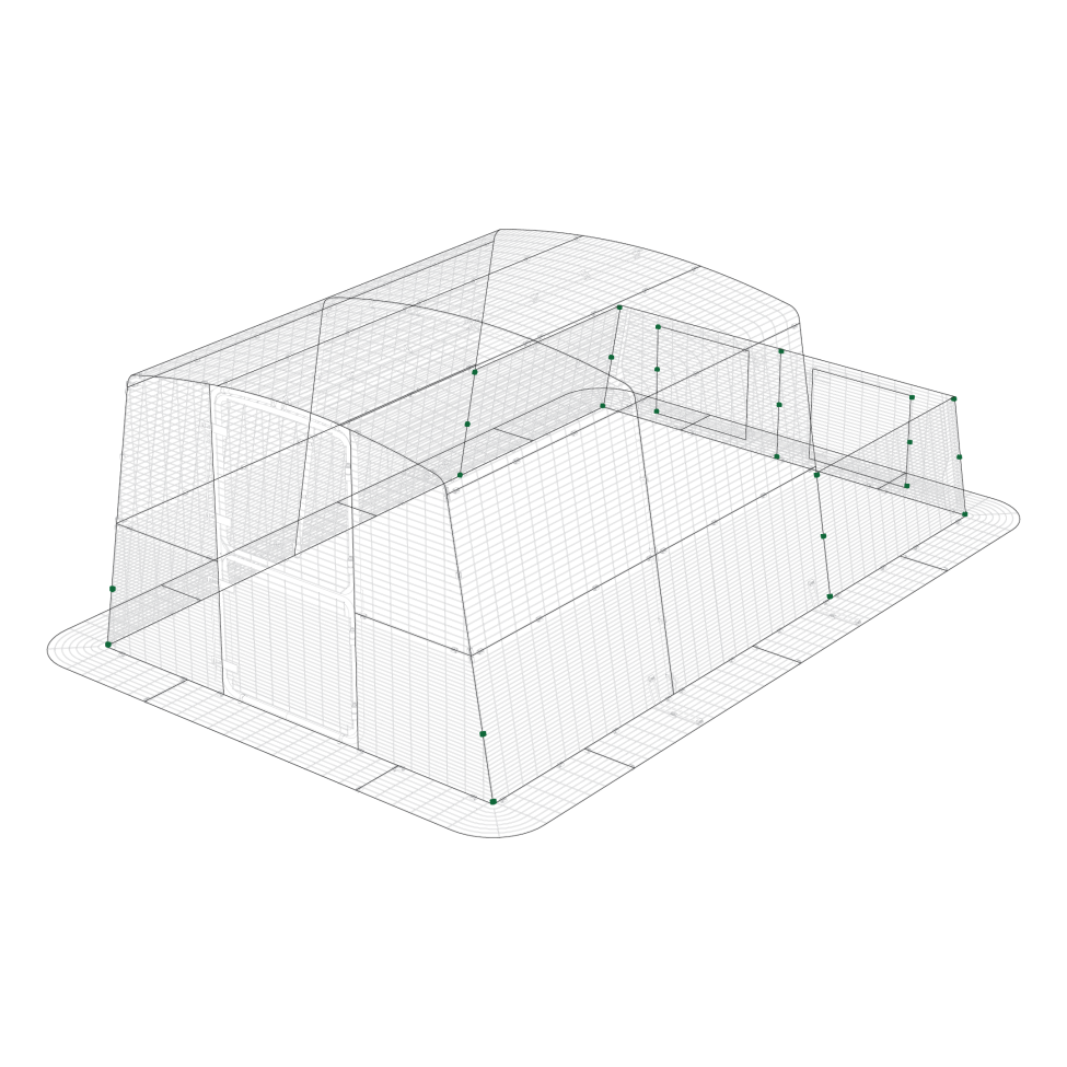 Mighty clip g on Eglu pro run extension