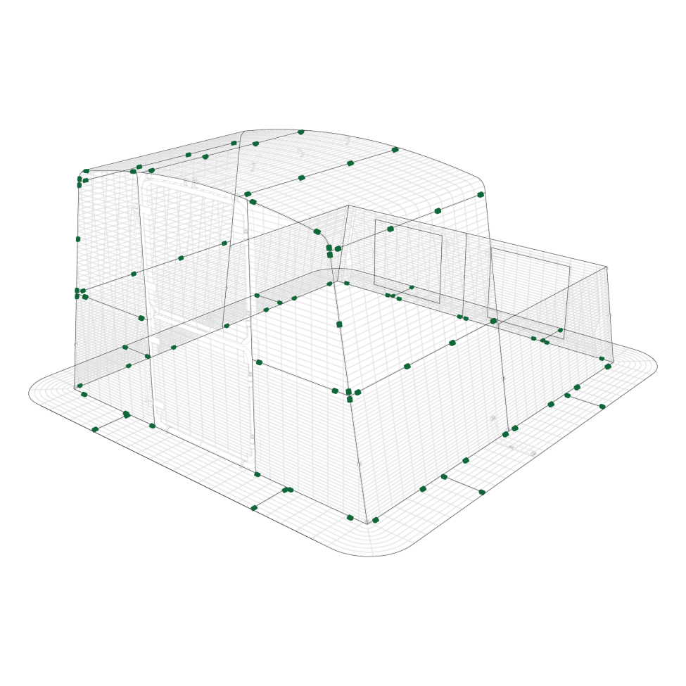 Mighty Clips C on Eglu Pro run