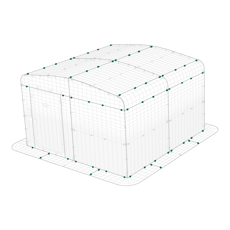 Mighty clips c on single height walk in run usa