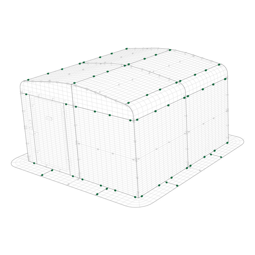 Mighty Clips C on single height walk in run