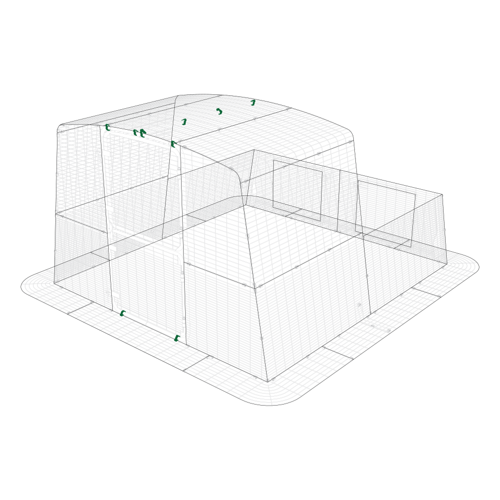 Mighty clips e on Eglu pro run