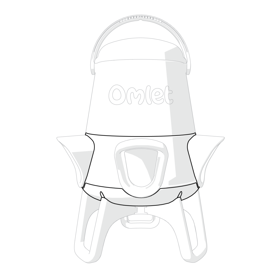 No waste chicken feeder base