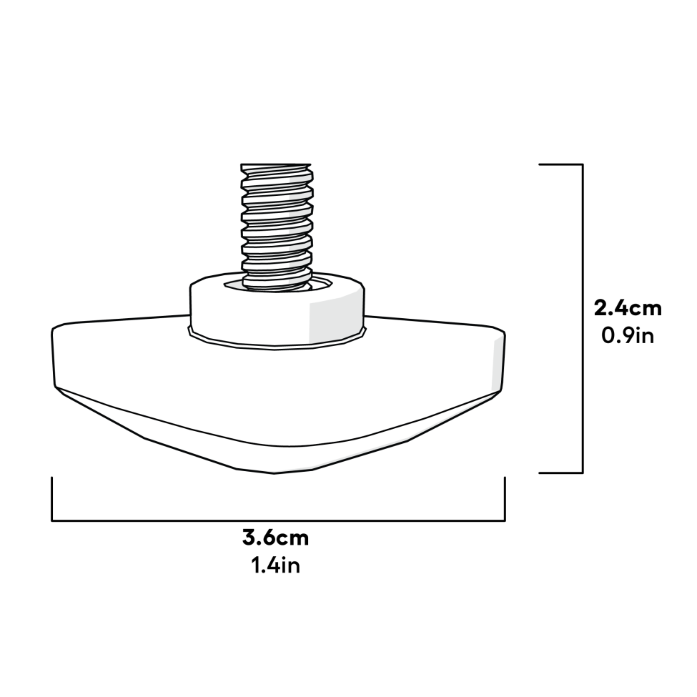 No Waste Chicken Feeder Thumb Screw