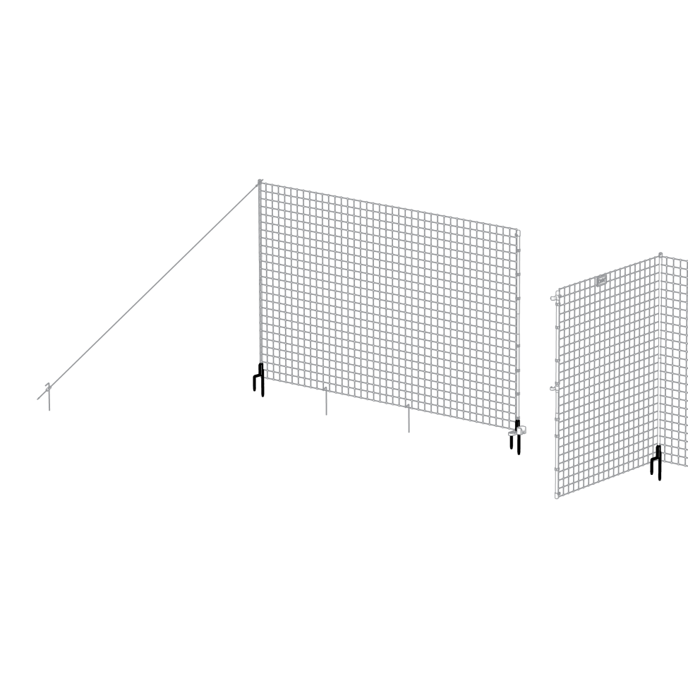 Omlet Chicken Fencing - Forked Spike (078.1001)