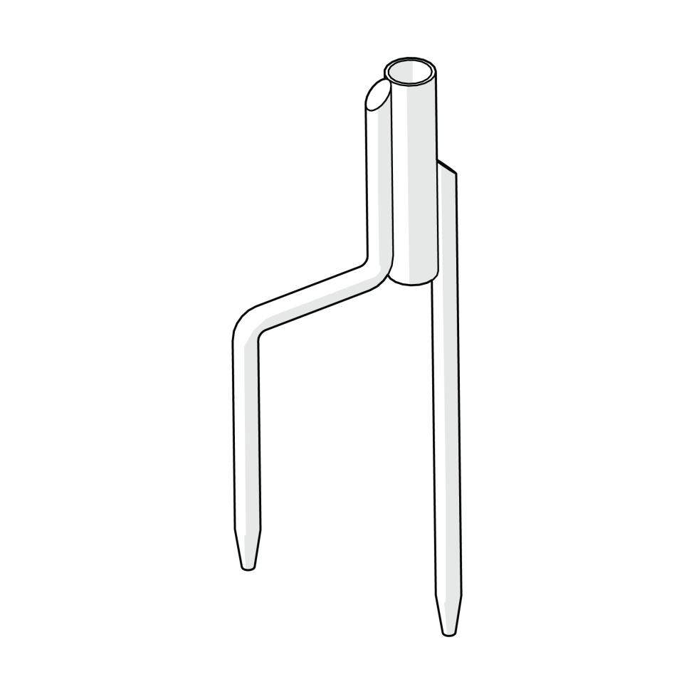 Omlet Chicken Fencing - Forked Spike (078.1001)