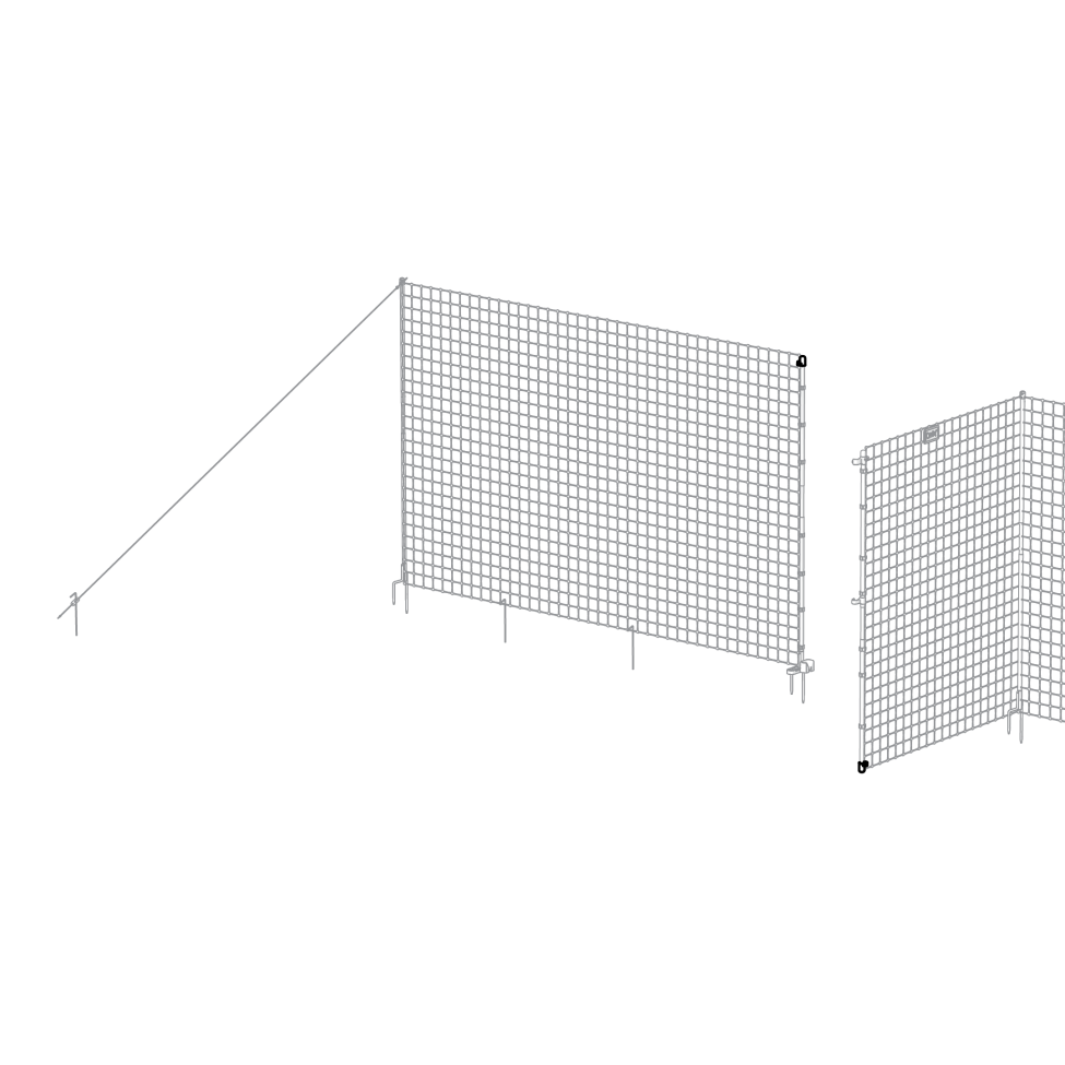 Omlet chicken fencing - gate clip (078.1026)