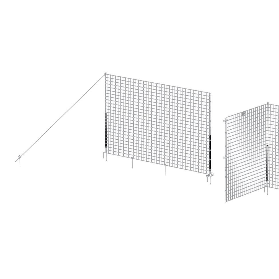 Omlet chicken fencing - half pole (078.0001)