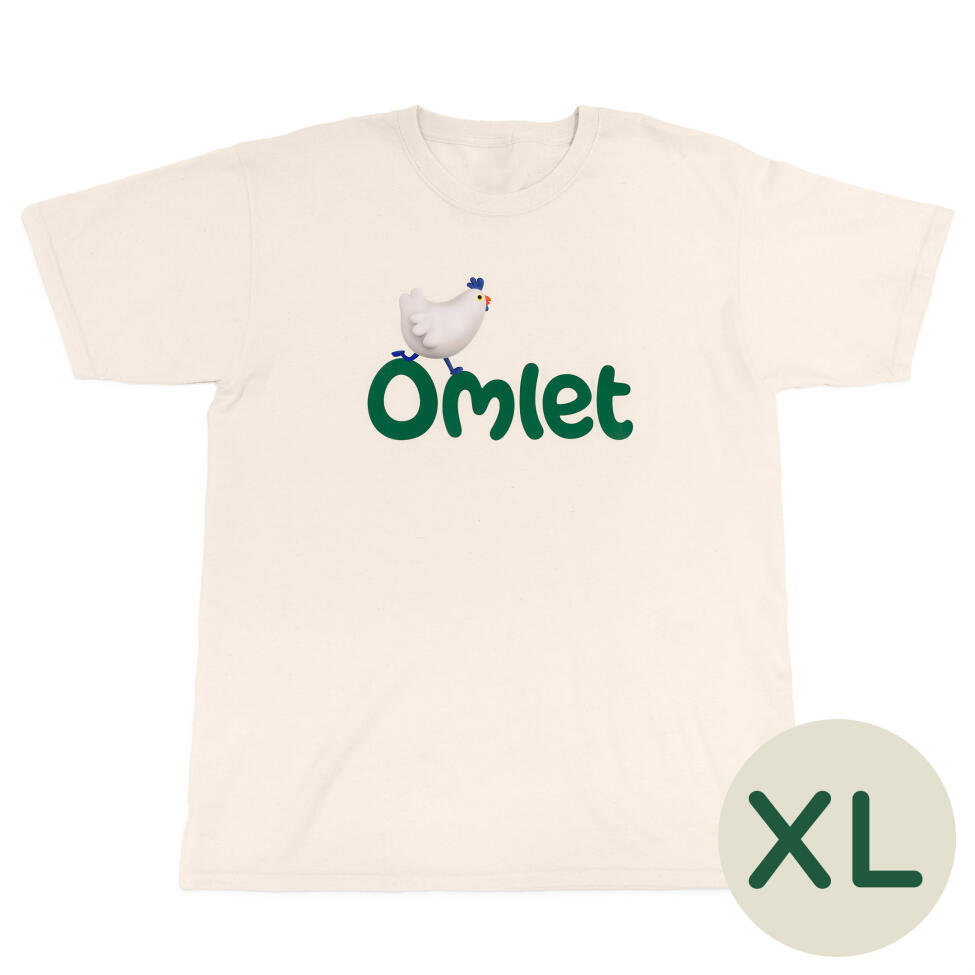 Omlet merchandising t-shirt