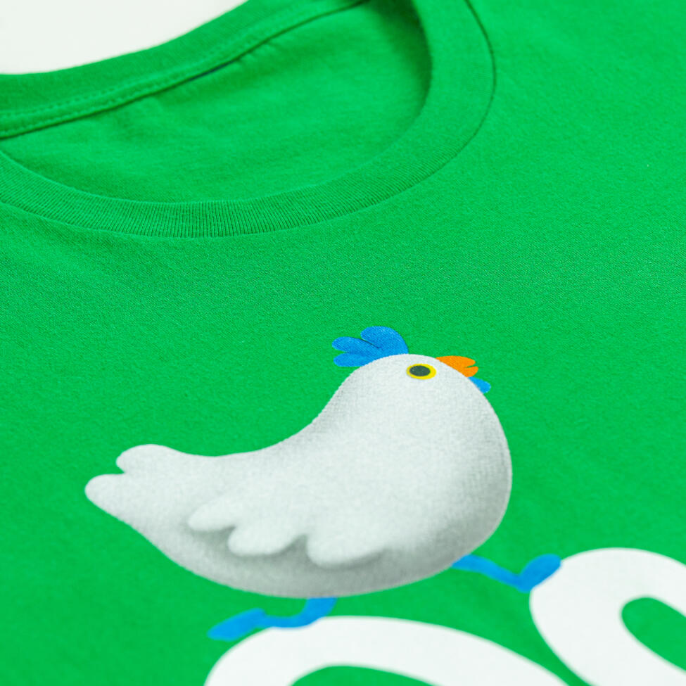 Omlet green loGo t-shirt