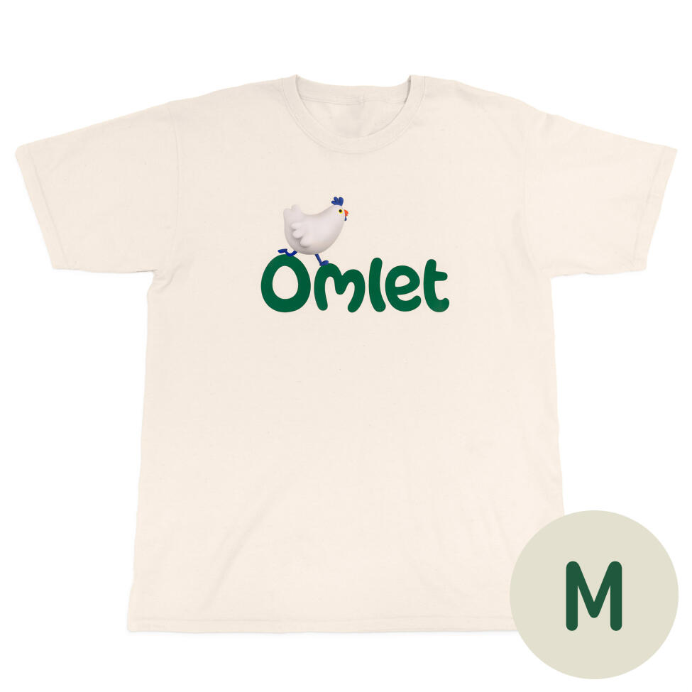 Omlet merchandising t-shirt