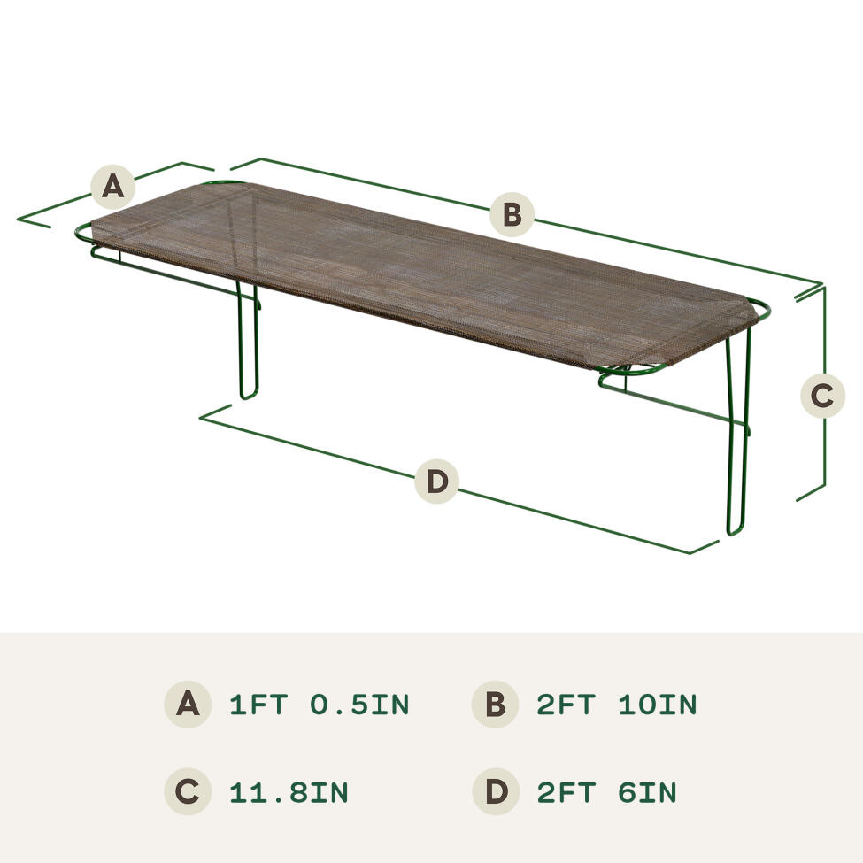 Omlet cat shelf dimensions