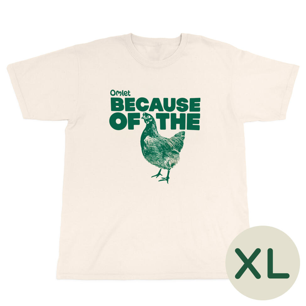 Omlet because of the chicken design t-shirt