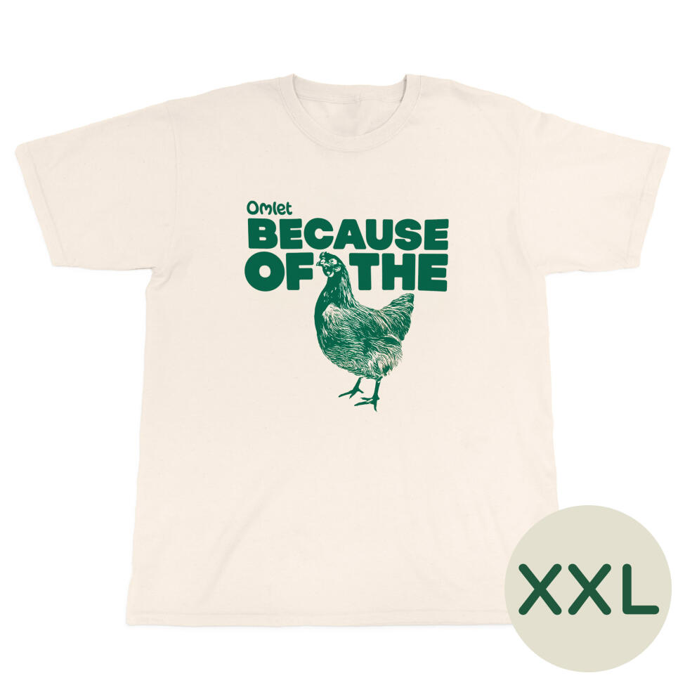 Omlet because of the chicken design t-shirt