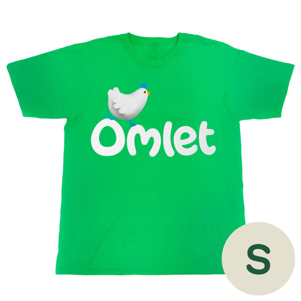Omlet t-shirt green