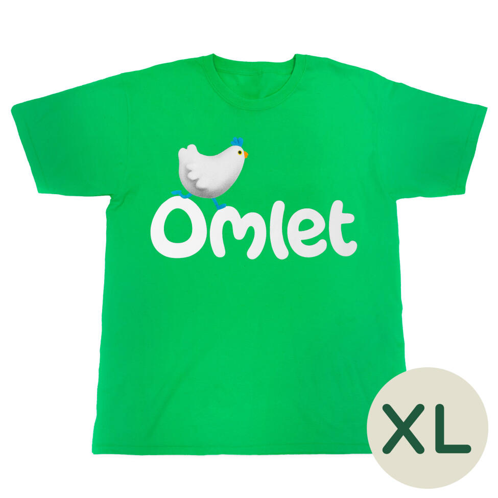 Omlet t-shirt green