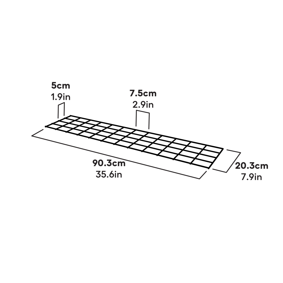 Outdoor Pet Run Panel Skirt Dimensions (041.1002)