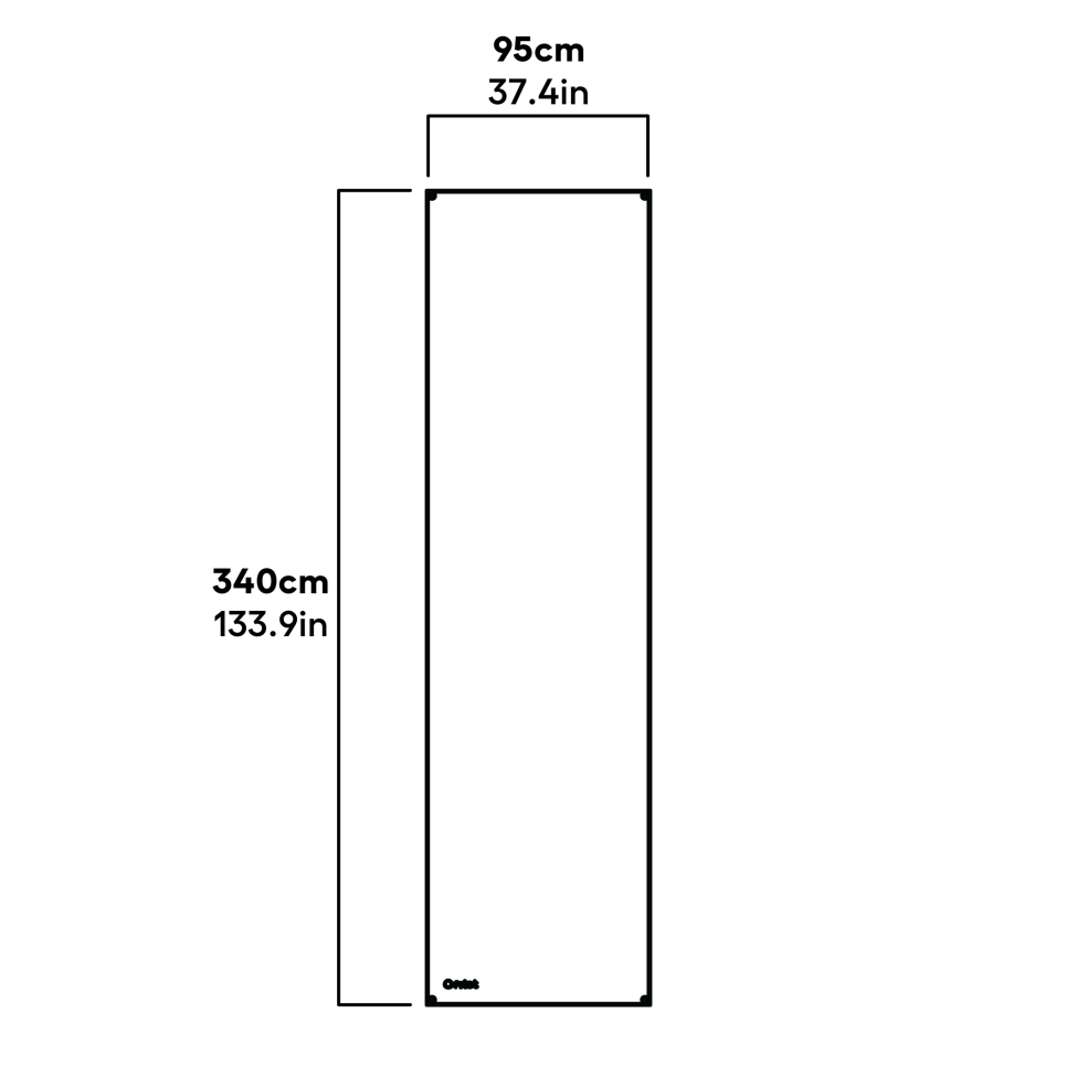 Clear Cover with Gutter Edge for Eglu Pro - Full Run Dimensions (810.0526)