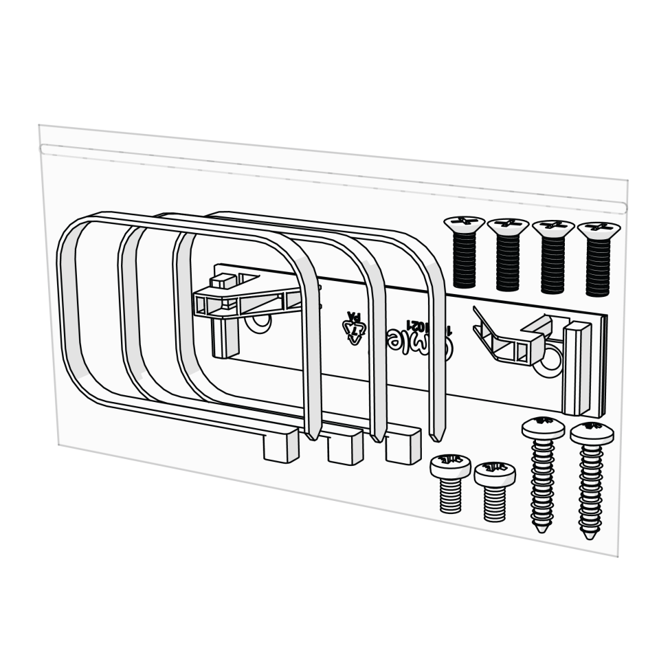 Fästanordning för påse (106.0010) för smart Autodoor för Eglu Go