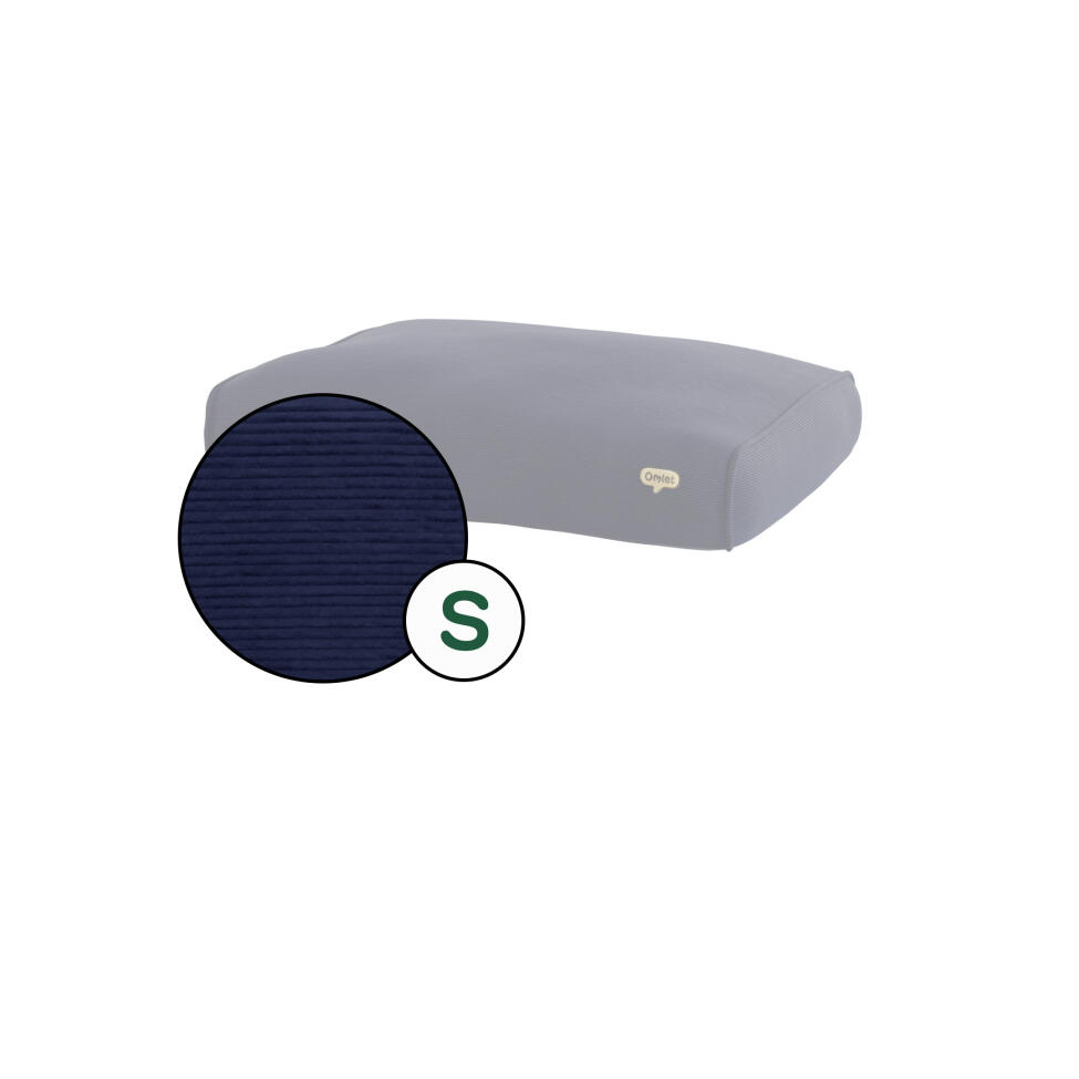 Kleines hundebett-kissen (nur bezug) – cord, farbe „midnight“