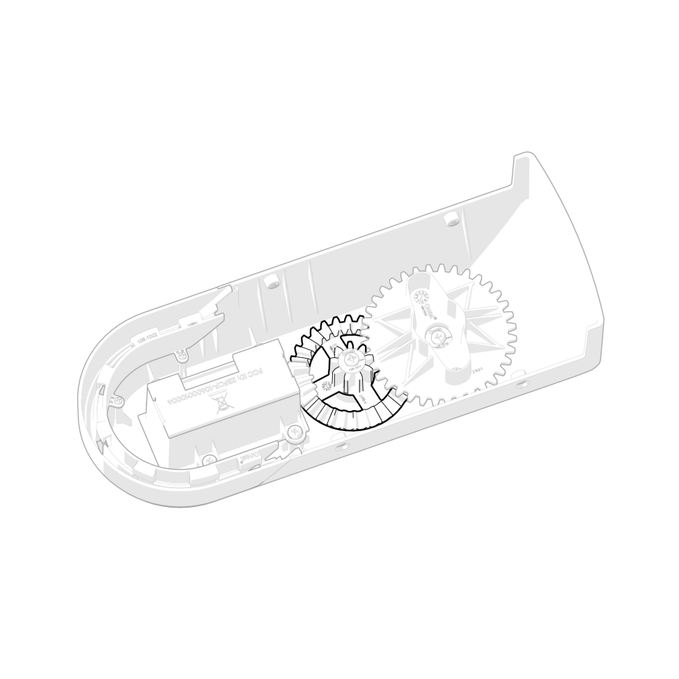 Smart Autodoor för Eglu Go  konisk kugghjul på smart Autodoor för Eglu Go