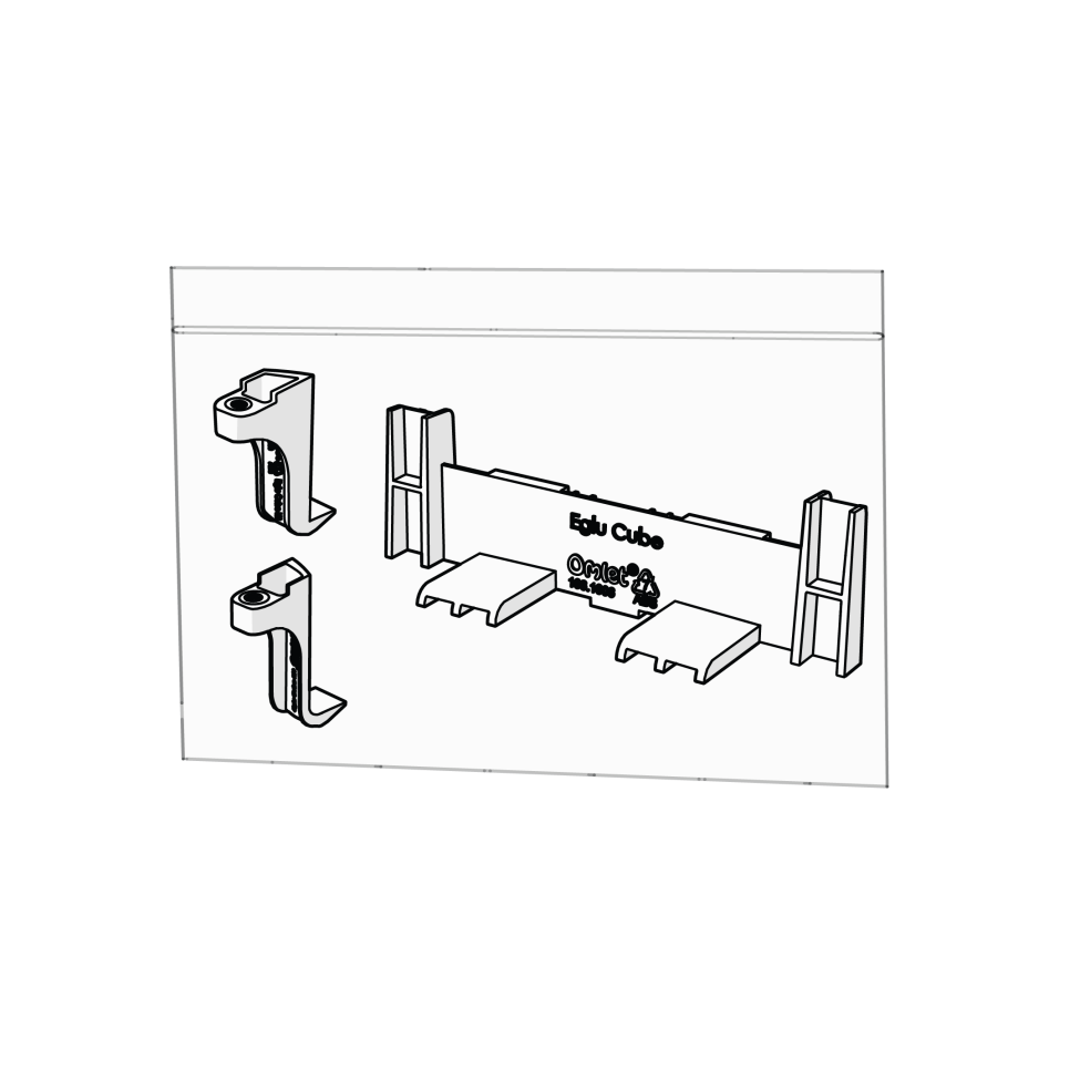 Cube montering av fästanordningar (106.0011)