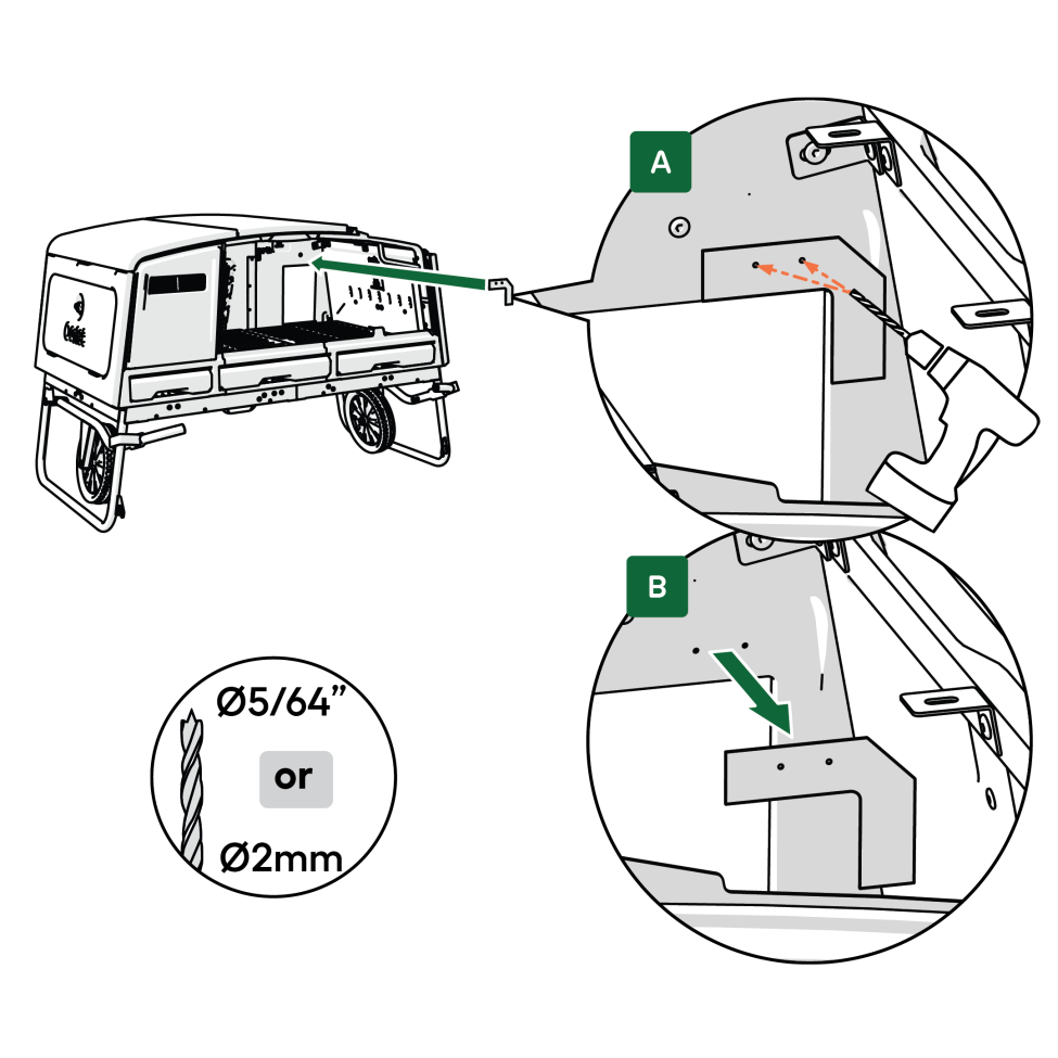 Smart Autodoor för Eglu Go  Switch mall Cube & pro på Eglu pro
