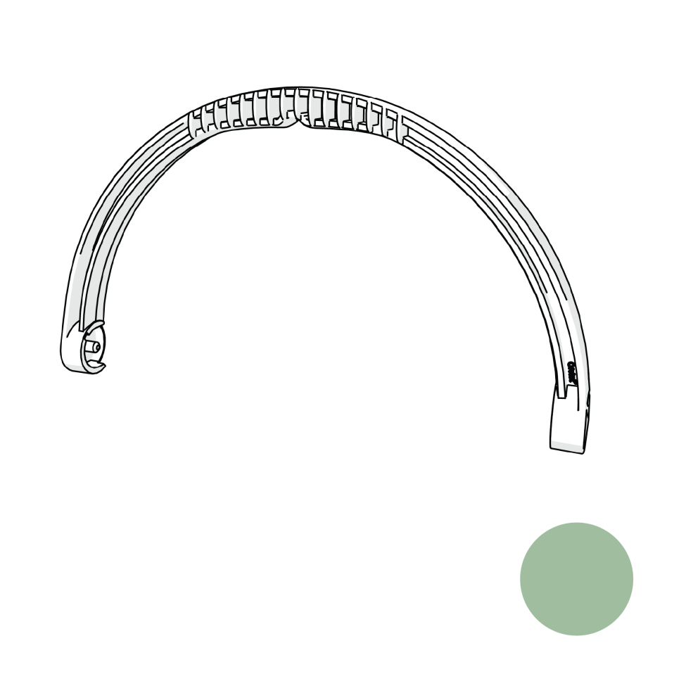 Smart Chicken Feeder 5kg Handle - Sage Green