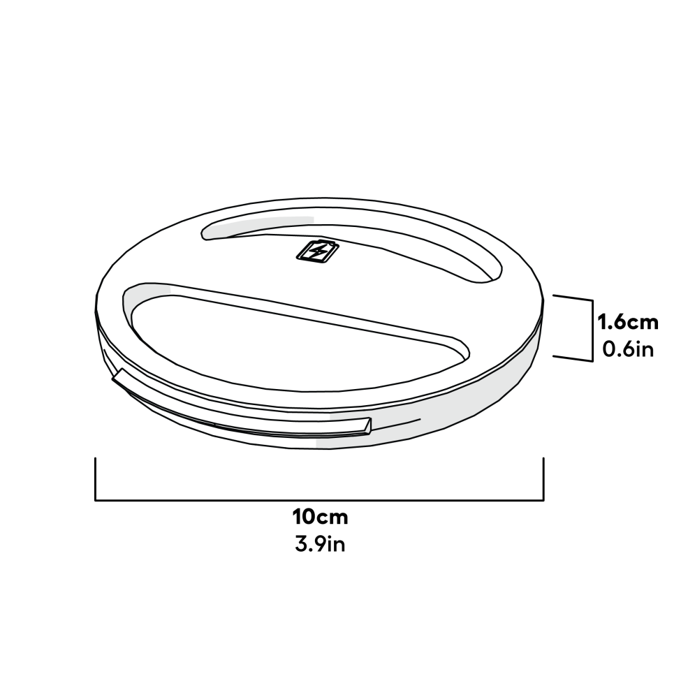 Smart Feeder Battery Cap Assembly Dimensions (115.0010)